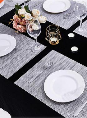 Placemats Gray Place Mats Placemats Wipeable Easy To Clean T