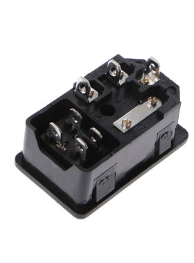 6A 250V 10A 125V SPST Rocker Switch 3 Pin IEC320 C14 Inlet M