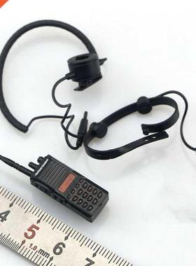 1/6 Scale Radio Walkie Talkie Headset Model for 12 Inches S