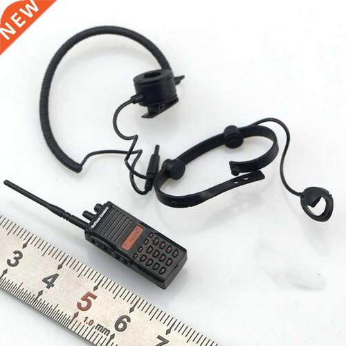 1/6 Scale Radio Walkie Talkie Headset Model for 12 Inches S