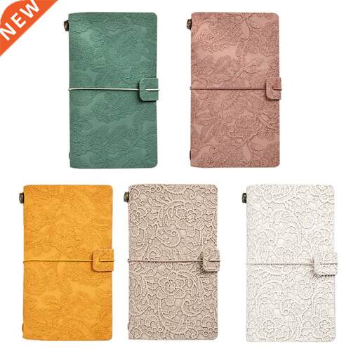 A6 Vintage Handbook Hardcover Notebook Embossed Craft Journa