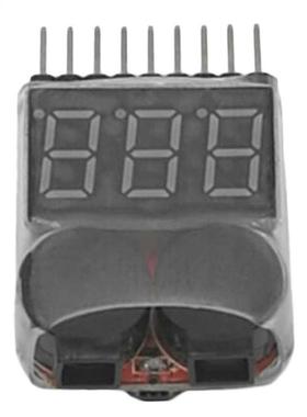 3.7-30V 1-8S Low Voltage Buzzer Alarm Indicator Checker 2 in