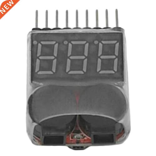 3.7-30V 1-8S Low Voltage Buzzer Alarm Indicator Checker 2 in
