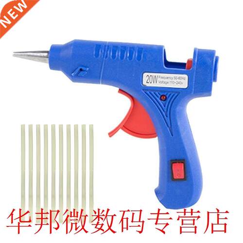 20W Industrial High Temperature Heater Hot Melt Glue Gun+10p