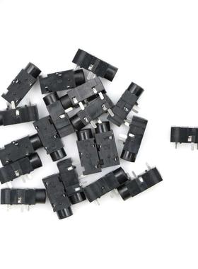 20PCS PJ-320A 3.5mm Female Audio Connector 4 Pin DIP Headph