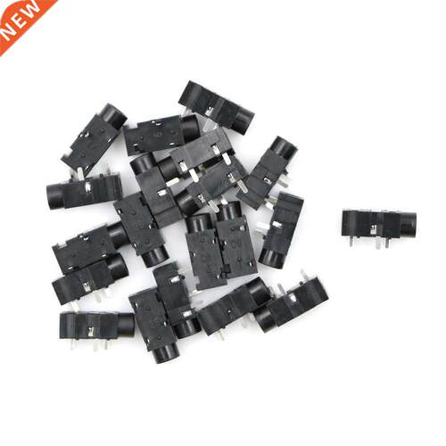 20PCS PJ-320A 3.5mm Female Audio Connector 4 Pin DIP Headph