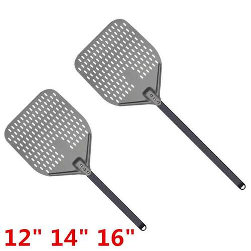 12 14 inch Big long Aluminum Pizza Shovel Peel With Long Han