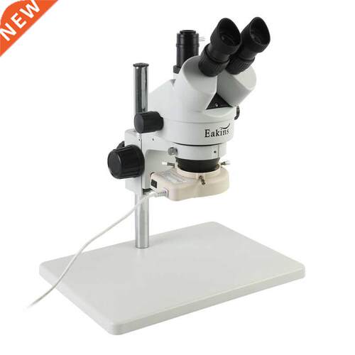 Simul-focal 7X-45X Trinocular Stereo Microscope Industrial P