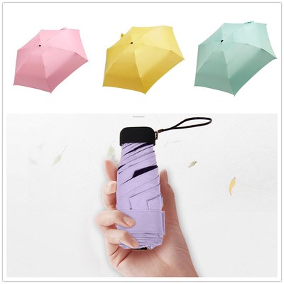 Rainy Day Pocket Umbrella Mini Folding Sun Umbrellas Parasol