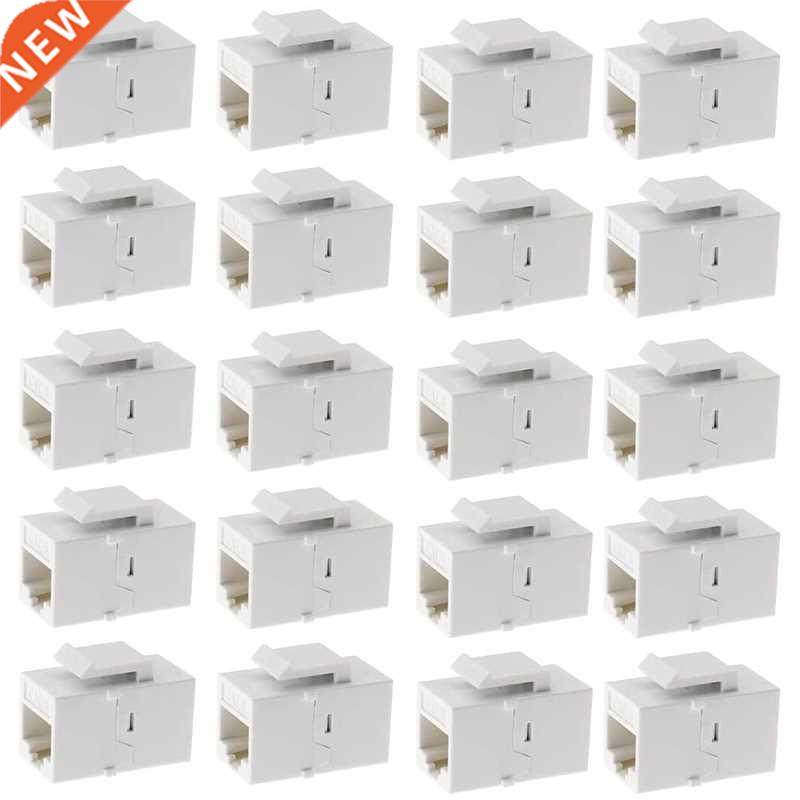 Ethernet Keystone Coupler, 20Pack Cat6 RJ45 Keystone Jack n