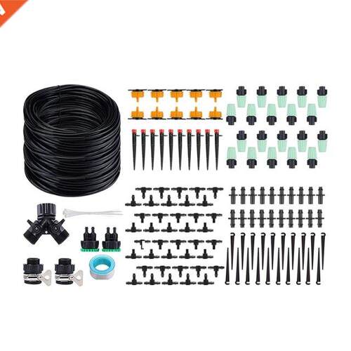 Irrigation Drip Kit,Automatic Plant Watering System With Dis