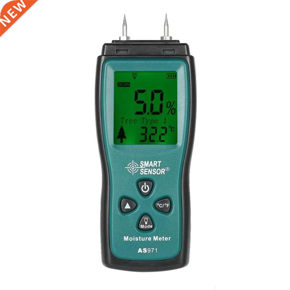 SMART SENSOR AS971 Handheld Mini Wood Moisture Meter Digital