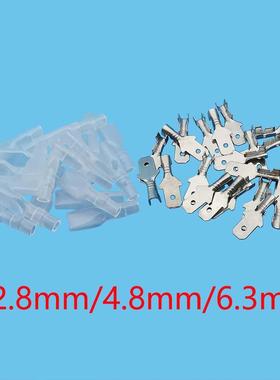 20/50Pairs 2.8mm 4.8mm 6.3mm Male Crimp Terminal Spade Elect