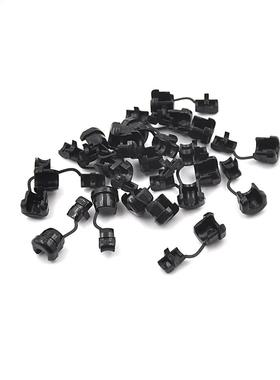Black 20pc 6N-4 Strain Relief Bushing SJT 18AWG T=0.5~1.6mm