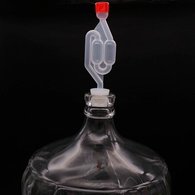 Airlock Carboy Snug Kit Homebrew Beer & Wine Glass Carboy #6