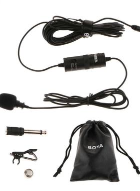 Omnidirectional Lavalier Clip Microphone for DSLR Audio Camc
