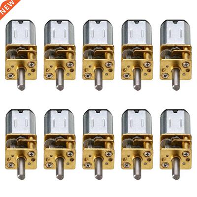 10Pc 30RPM N20 Micro-Speed Gear Motor DC 6V Reduction Gear M