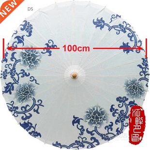 Chinese Blue and White Porcelain Paper Umbrella Japanese Sty