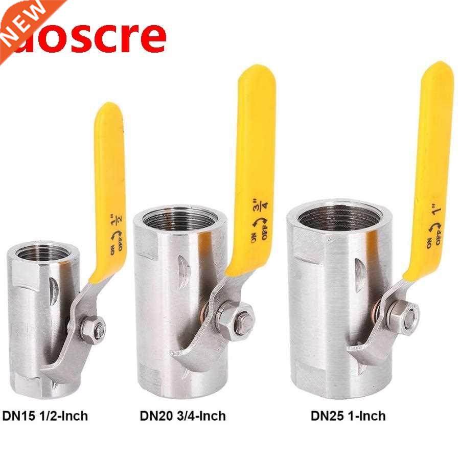 Wide Ball Valve Threaded All-Steel 201 Stainless Steel Mecha