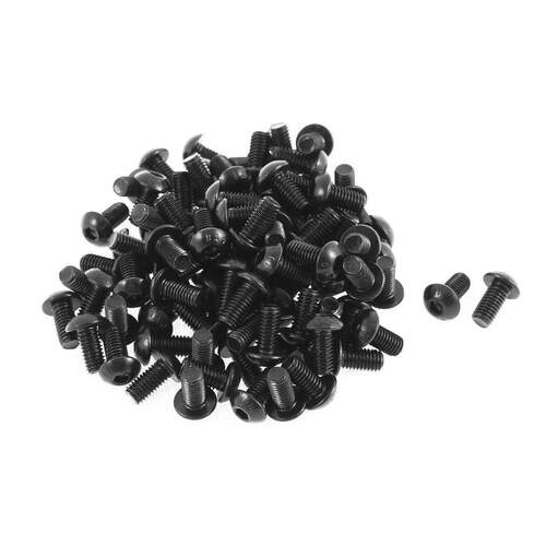 M5x10mm 10.9 Steel Button Head Hex Socket Cap Screw Bt 100