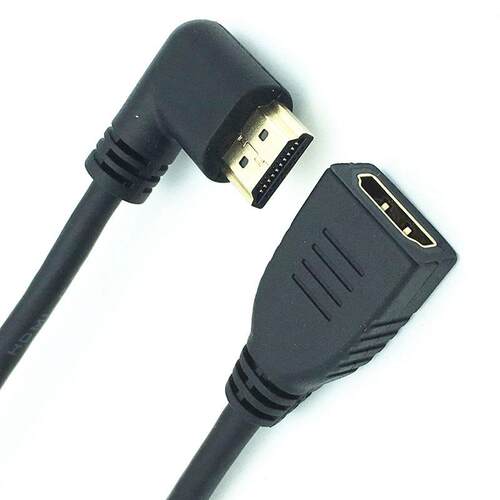 HDMI 4K*2k Cable HDMI 2.0V 60Hz,Right angle Male to Female