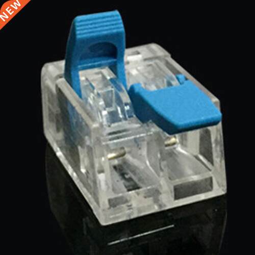 Wire Connector Conductor 10pcs Blue Block Connector 2 Hole Q