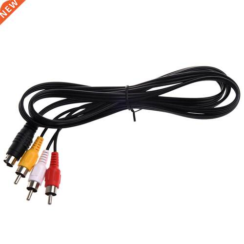 7 PIN S-VIDEO to 3 RCA TV Cable