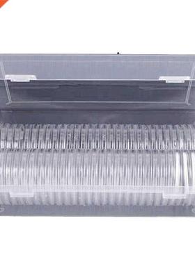 46 mm Coin Capsules Plastic Round Coin Holder Case and 7Size