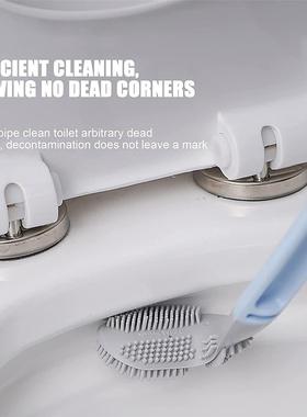 Golf Slcone Tolet Brush Cleaner TPR Brstles Long Handle