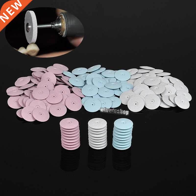 30pcs Dental Polishersn Polishing Wheels Burs Silicone Disk