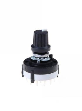 4P3T Single Deck Rotary Switch Band Selector 4 Pole 3 Positi