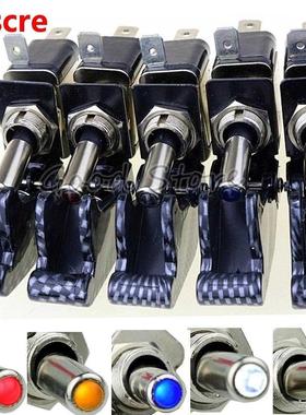 1Set 12V 20A Illuminated LED Toggle Switch Control ON/OFF +