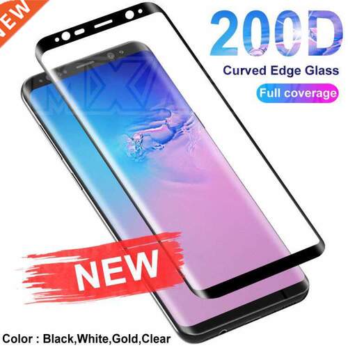 200D Curved Edge Protective Glass on Samsung Galaxy Note 8