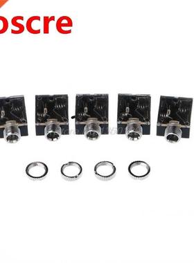 5 Pcs 5 Pn 3.5mm PCB Panel Mount Audo Jack Socket Connecto