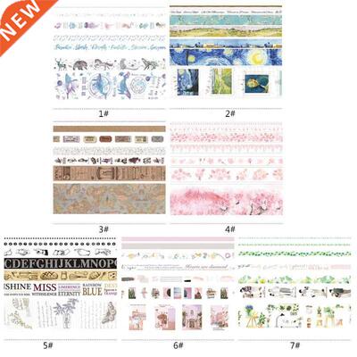7Pcs Romantic Ocean Star Washi Tape Adhesive Tape  Scrapb