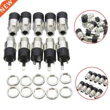 10Pcs 3.5mm PJ392 Stereo Headphone Connector Adapter Power P