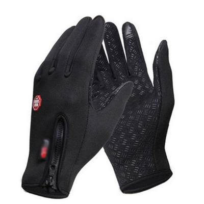 Cycling Gloves Men And Women Non-slip Fleece Windproof Warm