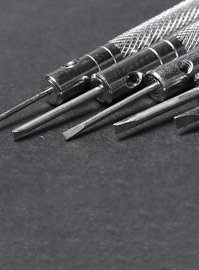 5pcs Precson Mn Small Screwdrver Set wth Slotted Phll