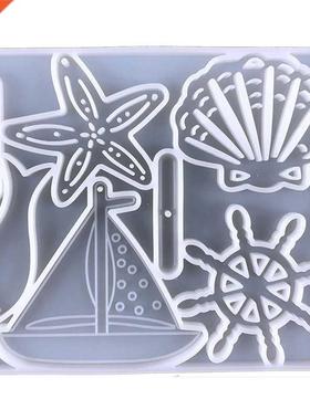 Sailboat Wall Hanging Glue Mold  Starfish Keychain Pendan