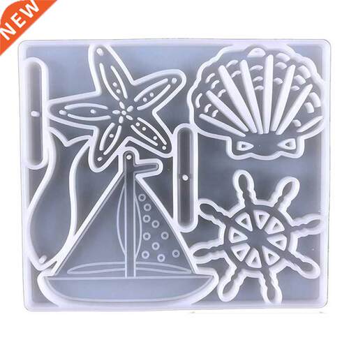 Sailboat Wall Hanging Glue Mold  Starfish Keychain Pendan