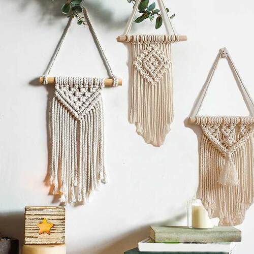 Style Wall Tapestry Bohemian Chic Macrame Home Hanging Roo