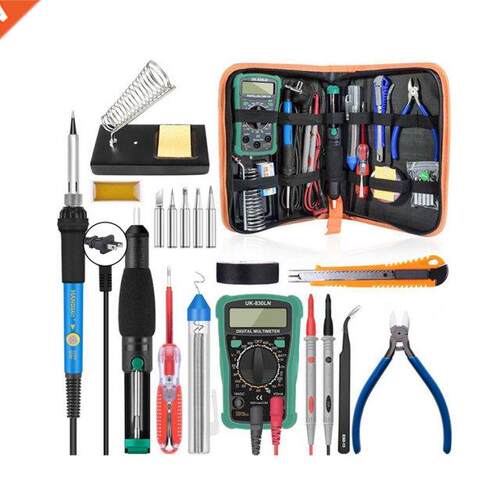 60W AC 110V 220V Electric Soldering Iron 200-450℃ Welding S