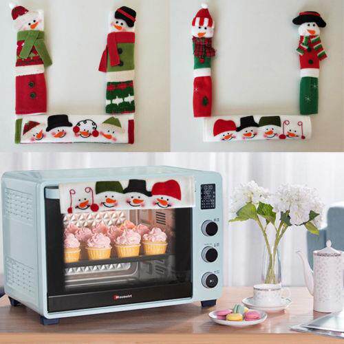 Brand New Pcs Christmas Decoration Gloves Microwave Door Re