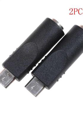 2pcs 5 Pin DC Power Plug Connector Adapter 适用于 Android Sm