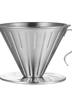 Coffee Filter Reusable Dripper Stainless Steel Single Cup Po