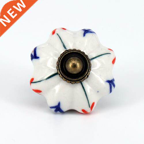 1pc 41MM Dia Ceramic Door Drawer Handles Pumpkins Knobs Euro