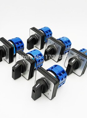 Electric 2/3/4 Position 8 Terminals Rotary Cam Changeover Sw