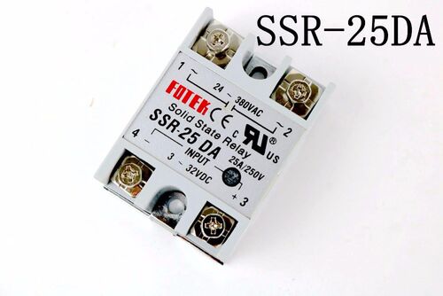 1pcs Solid State Relay Module SSR-25DA 25A /250V 3-32V DC In