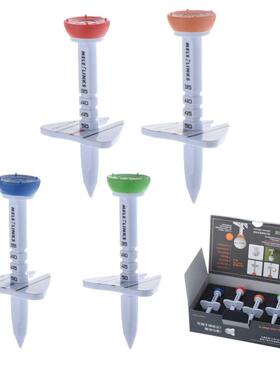 New 4Pcs/Set Golf Double Tee Step Down Golf Ball Holder Plas