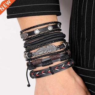 Bracelet Bracelets For DAXI Vintage Leather Men Braclet Mens